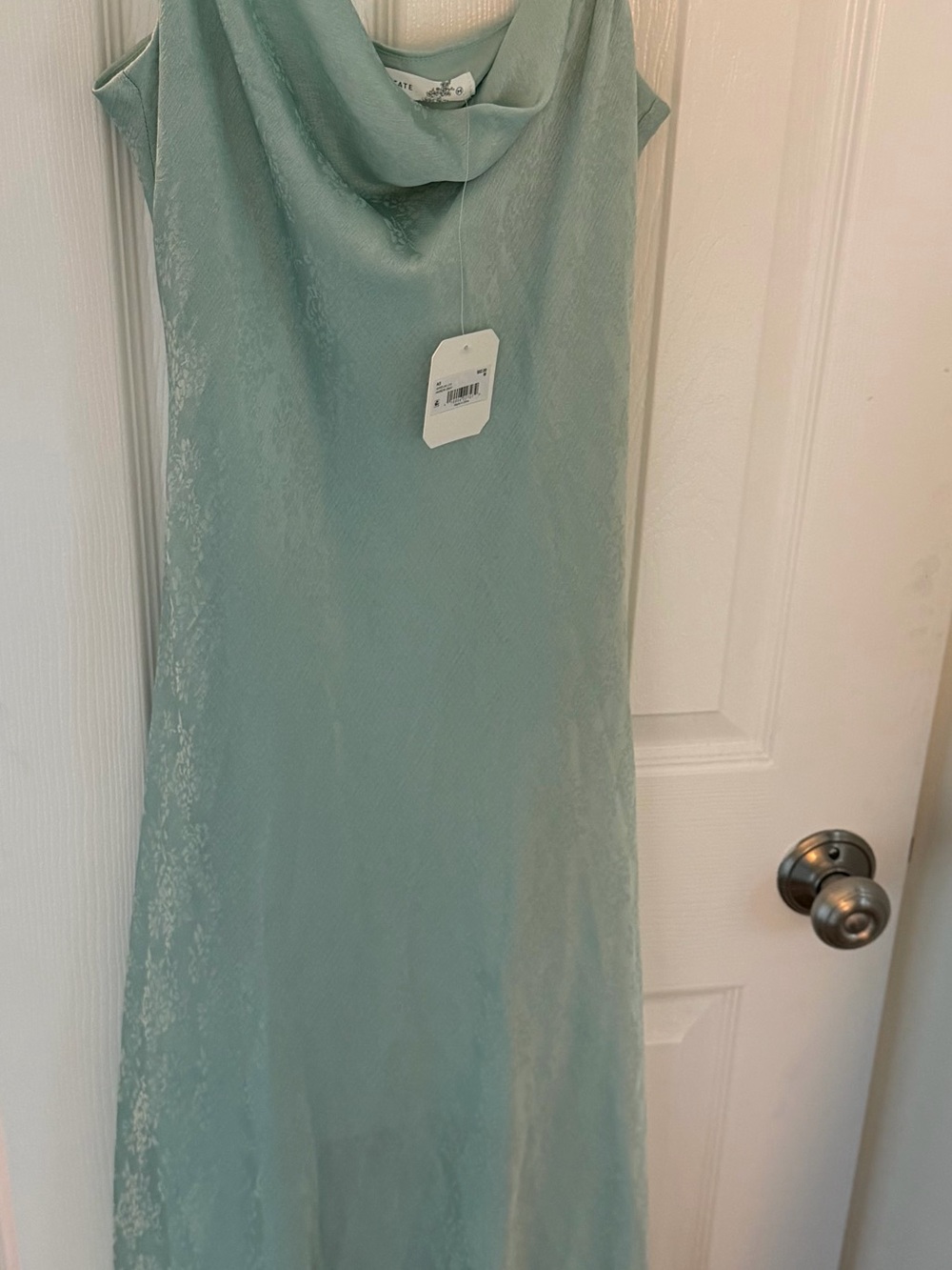 Altar'd State Mint Cowl Neck Maxi Dress
